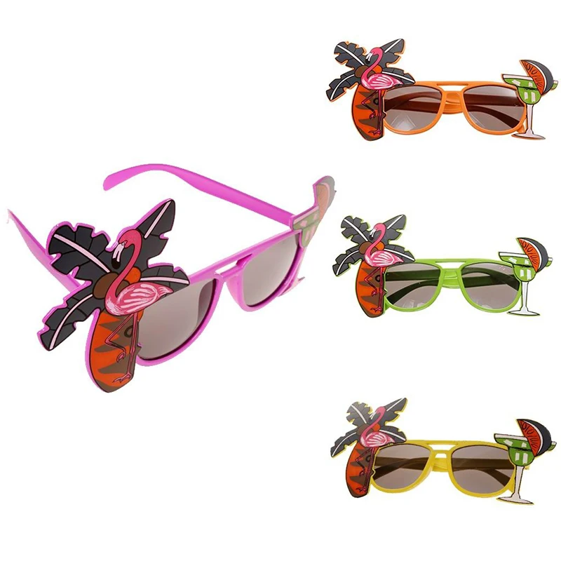 1Pc Cocktail Hawaiian Sunglasses Fancy Dress Tropical Party Glasses DIY