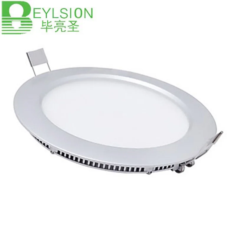 6W 9W 12w 18W Round Super Slim LED Square Panel Lights Lámparas del panel del LED, luces de techo LED1