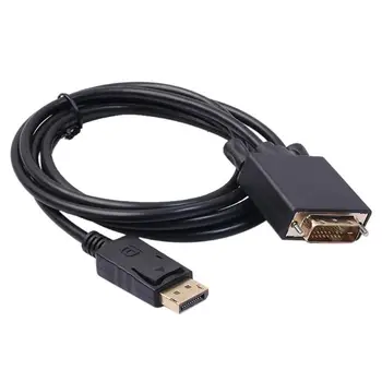 

6FT DP-DVI Male Cable Display Port DP Male to DVI Male Cable Cord Adapter Gold Plated 1080P for Laptop to Display