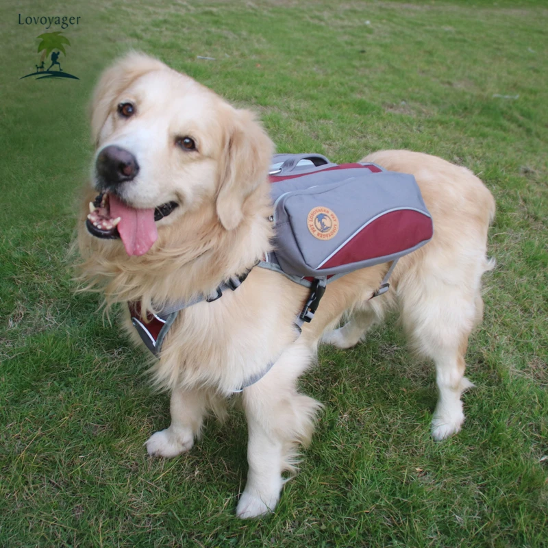 Buy Outdoor Dog Saddle Bag Pet Backpack Harness