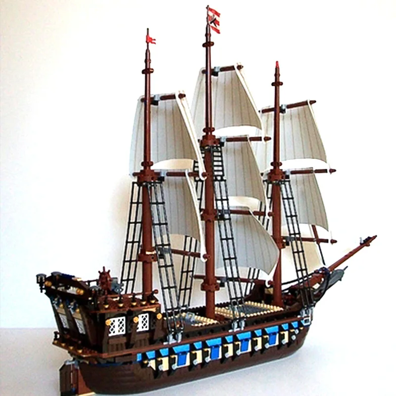 22001, пиратский корабль, имперские военные корабль, модели, строительные наборы, блоки, кирпичи, игрушки, подарок на день рождения, 1717 шт, совместимые 10210 83038