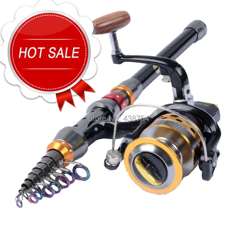Carbon Fiber Telescopic Fishing Rod Portable Spinning Fishing Rod Pole Travel Sea Boat Rock Fishing Rod