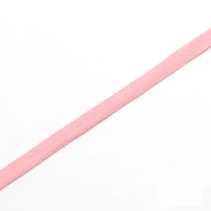 Лента из саржевого хлопка 10 мм 20 мм тесьма для упаковки одежды заколки для волос аксессуары ручной работы DIY 50 бобины с лентами - Цвет: light pink
