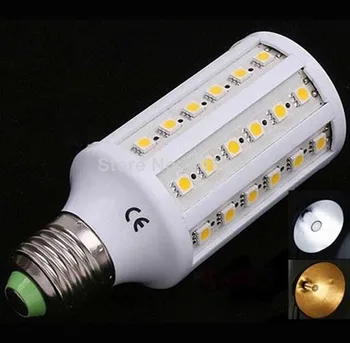 

30pcs/lot led corn 12w e27 110V 220v warm white led bulb light lamp