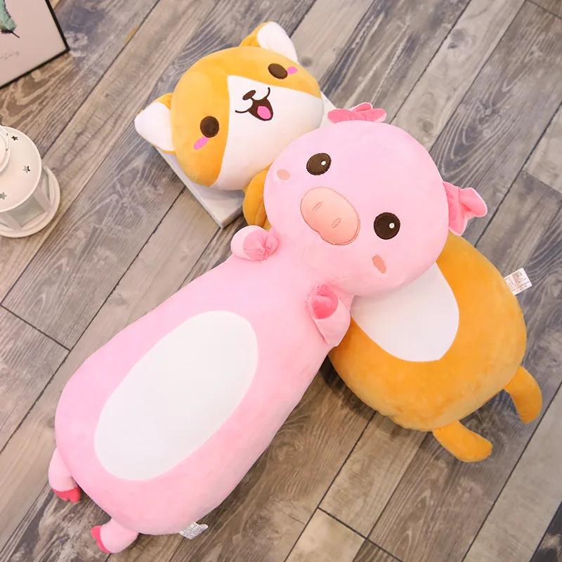 MIAOOWA 1PC 70/90CM Cartoon Big Size Corgi/Monkey/Pig/Mouse Stuffed Plush Doll Baby Soft Animal Pillow Toy Bed Cushion Kid Gifts MIAOOWA 1PC 70/90CM Cartoon Big Size Corgi/Monkey/Pig/Mouse Stuffed Plush Doll Baby Soft Animal Pillow Toy Bed Cushion Kid Gifts