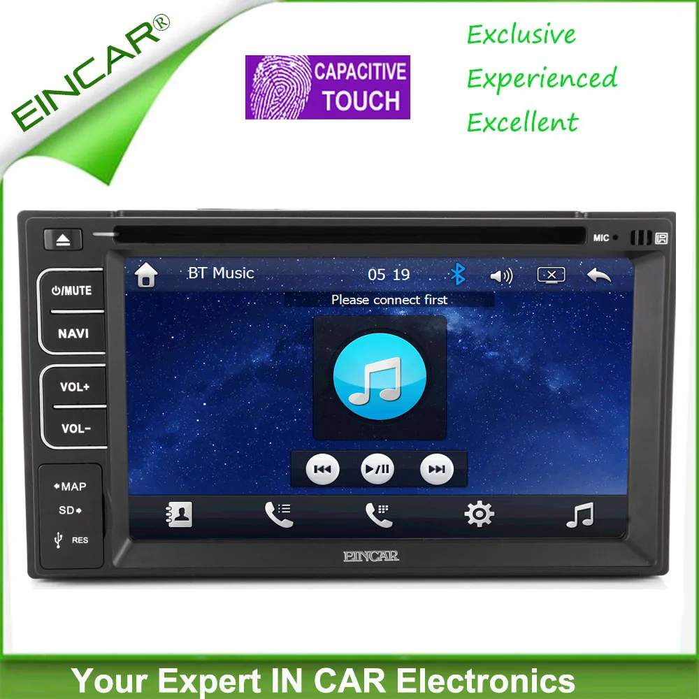 

Universal For Double 2 Din Bluetooth In Dash Stereo Car Radio Touchscreen Autoradio Head Unit HD DVD Player Video GPS Navigation