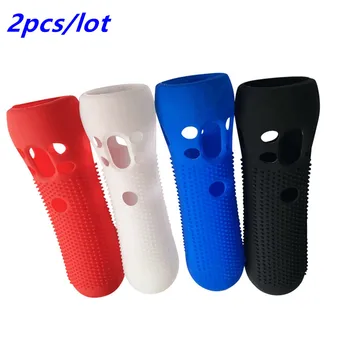 

2pcs Studded Anti-slip Soft Silicone guards Pouch Cover Protective Skin Case for Sony PS VR Move Motion PSVR Controller Guard
