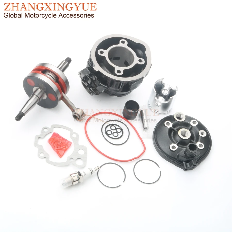 90cc 49mm Big Bore cylinder kit \u0026 high quality crankshaft for Aprilia AF1  MX RS 50 RX Enduro Special Engine Tuono 50 AM3 AM6 2T|Engine Cooling \u0026  Accessories| - AliExpress