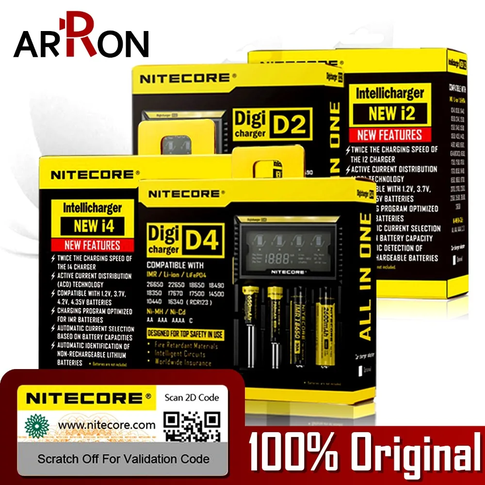 Jetbeam I4 PRO Intelligent Charger For AA AAA C 26650 18650 22650 17670 /& More