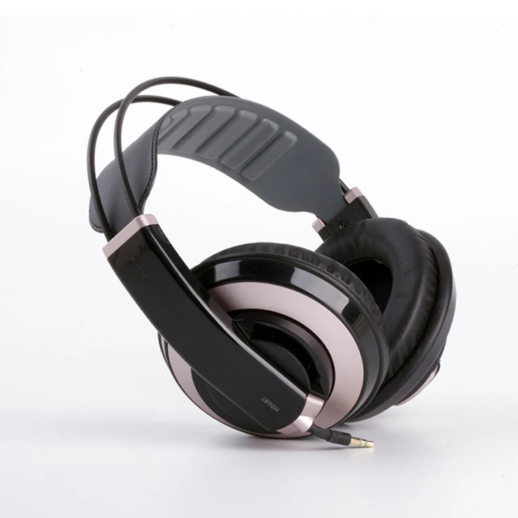 

Superlux HD687 Professional Semi-open Studio Standard Dynamic Headphone Monitor headset gold-plated stereo 3.5mm connector