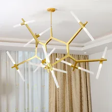 Ветка дерева люстра Ретро промышленная люстра освещение черный розовый золотой цвет светодиодное освещение салона большая люстра светильники