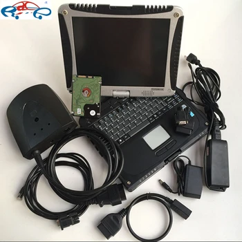 

2018 Newest auto diagnosis tool For H-onda HDS HIM USB interface cable & OBDII USB Cable + laptops cf19+ 320gb hdd with software