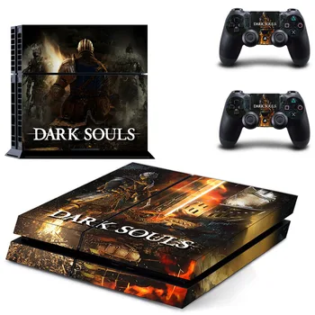 

Dark Souls Remastered PS4 Skin Sticker Decal for Sony PlayStation 4 Console and 2 controller skins PS4 Stickers Vinyl Accessory