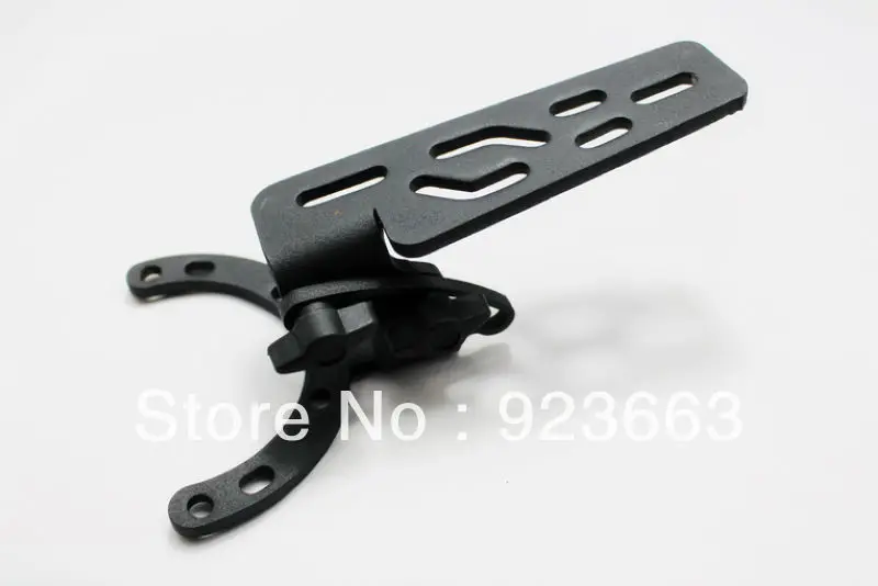 Black Adjustable Motorcycle Tank Mount GPS Phone Camera Bracket For