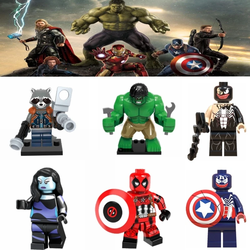 

Legoing Marvel Iron Man Hunk Avengers Super Hero Legoingly Figures Building Blocks Bricks Set Model Toys For Children Gifts DIY