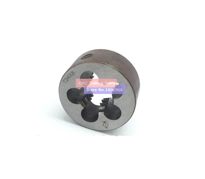 1PCS TR8 TR10 TR12 TR14 TR16 TR20 TR22 TR24 Die 2/3/4,Right/Left hand trapezoidal round die T die,Threading Lathe Tools T=TR