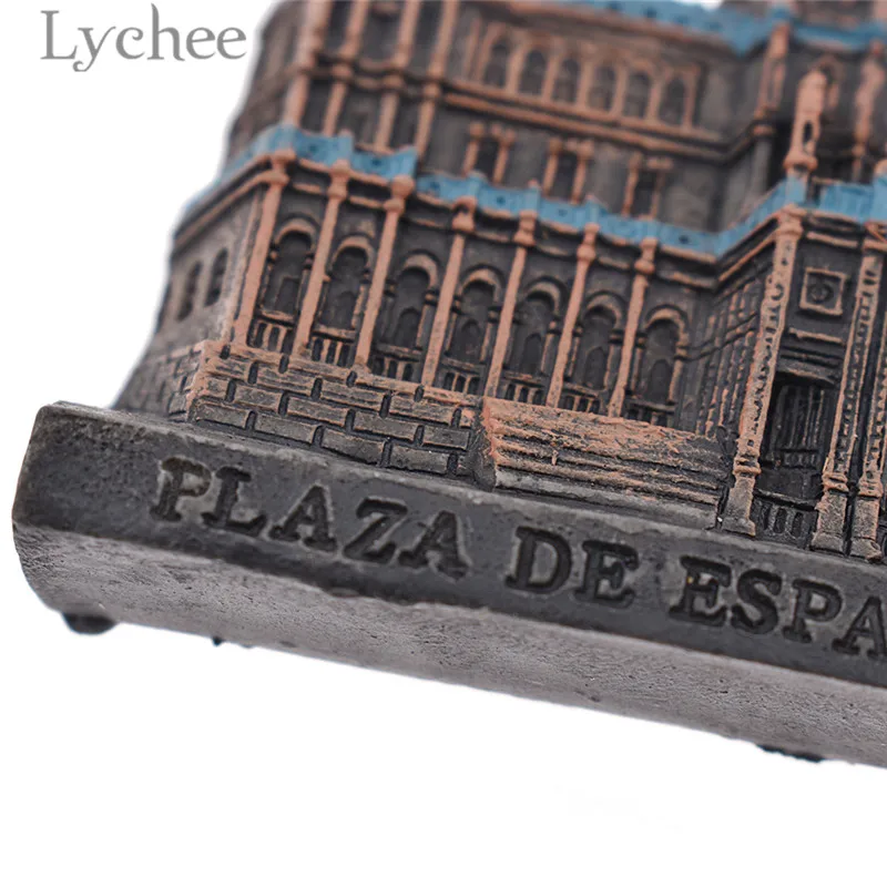 Личи Испания Мадрид смолы магнит на холодильник творческий 3D холодильник магнитные наклейки туристические сувениры украшение дома