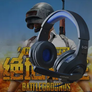 

VOBERRY Surround Stereo Game Headset With Headset 3.5 Mm Large Earmuffs With Microphone For PC Games