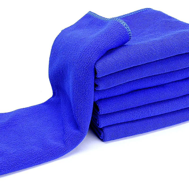 

10 PCS Cleaning Towels Microfiber Car Wash Cloths Absorbent Car Drying Towel Soft Cleaning Washing Towel