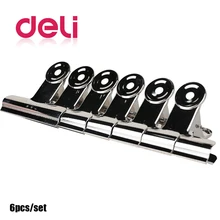 Deli metal Silver clamp paper clips mini office supply stationery quality Document Binder Clip 76mm Deli metal Silver clamp paper clips mini office supply stationery quality Document Binder Clip 76mm
