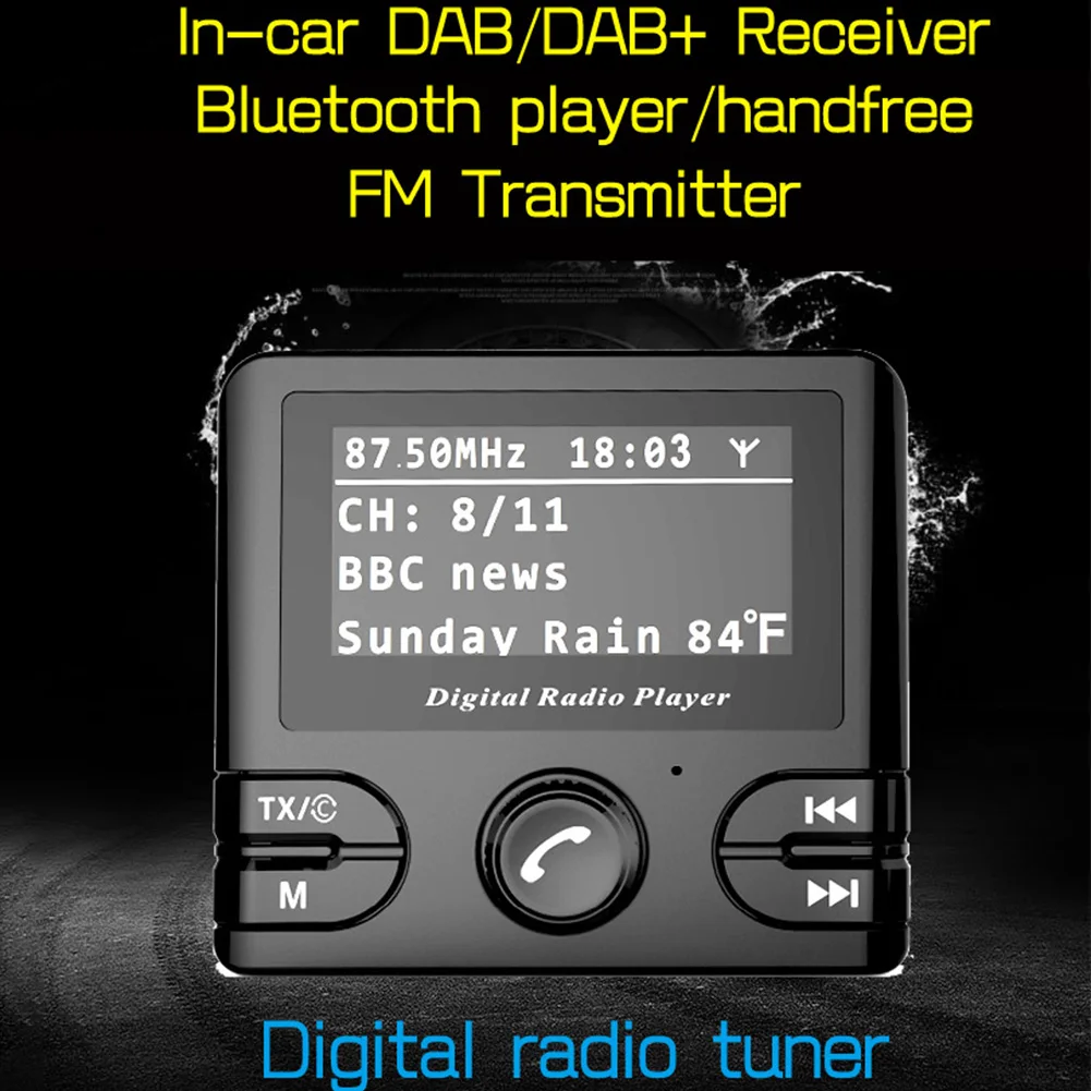 FM Transmitter Wireless Audio Adapter Mini Output Music Durable Auto