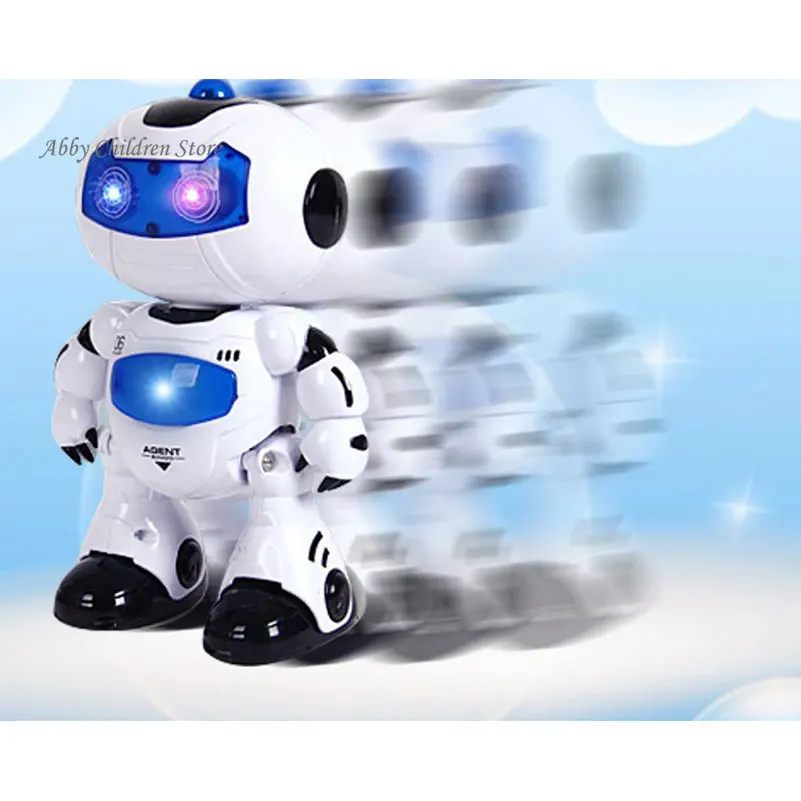 Abbyfrank rc робот игрушка Дистанционное управление электронная Pet Прогулки Танцы