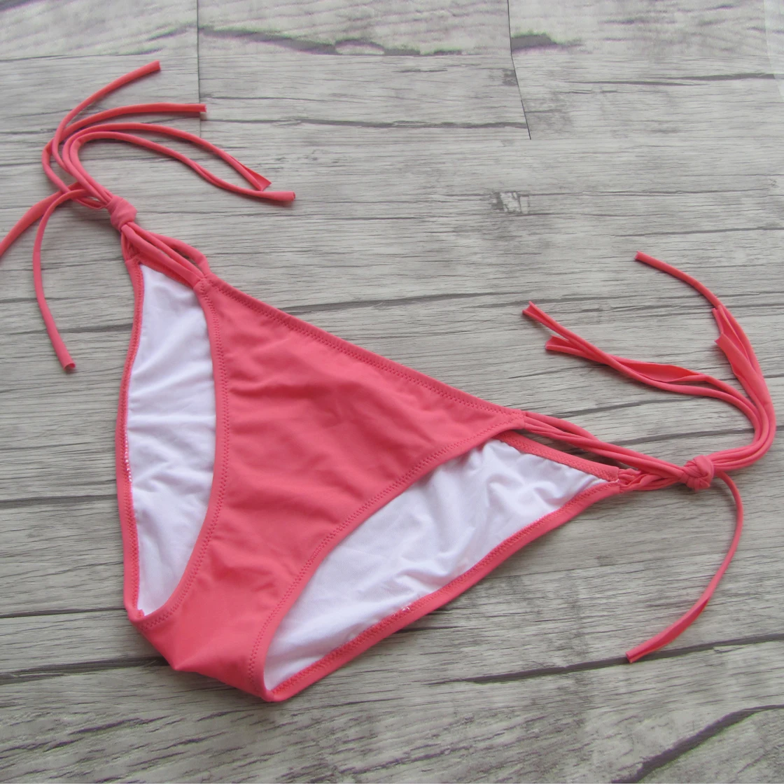 Cheeky Bikini Bottom Women's Swimwear Swimsuit Bottom Secret Design Women Tassel Brazilian Black