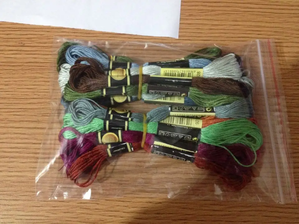 High Quality Embroidery cxc Threads Similar DMC 1 Lot=50 Skeins Cross Stitch Floss your color choose Available | Дом и сад