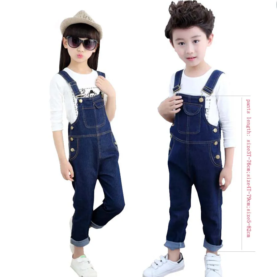 Детские джинсы; От 2 до 5 лет весенние хлопковые джинсы для мальчиков; детские длинные брюки; джинсовые комбинезоны на подтяжках для мальчиков и девочек; детская верхняя одежда; clearnace