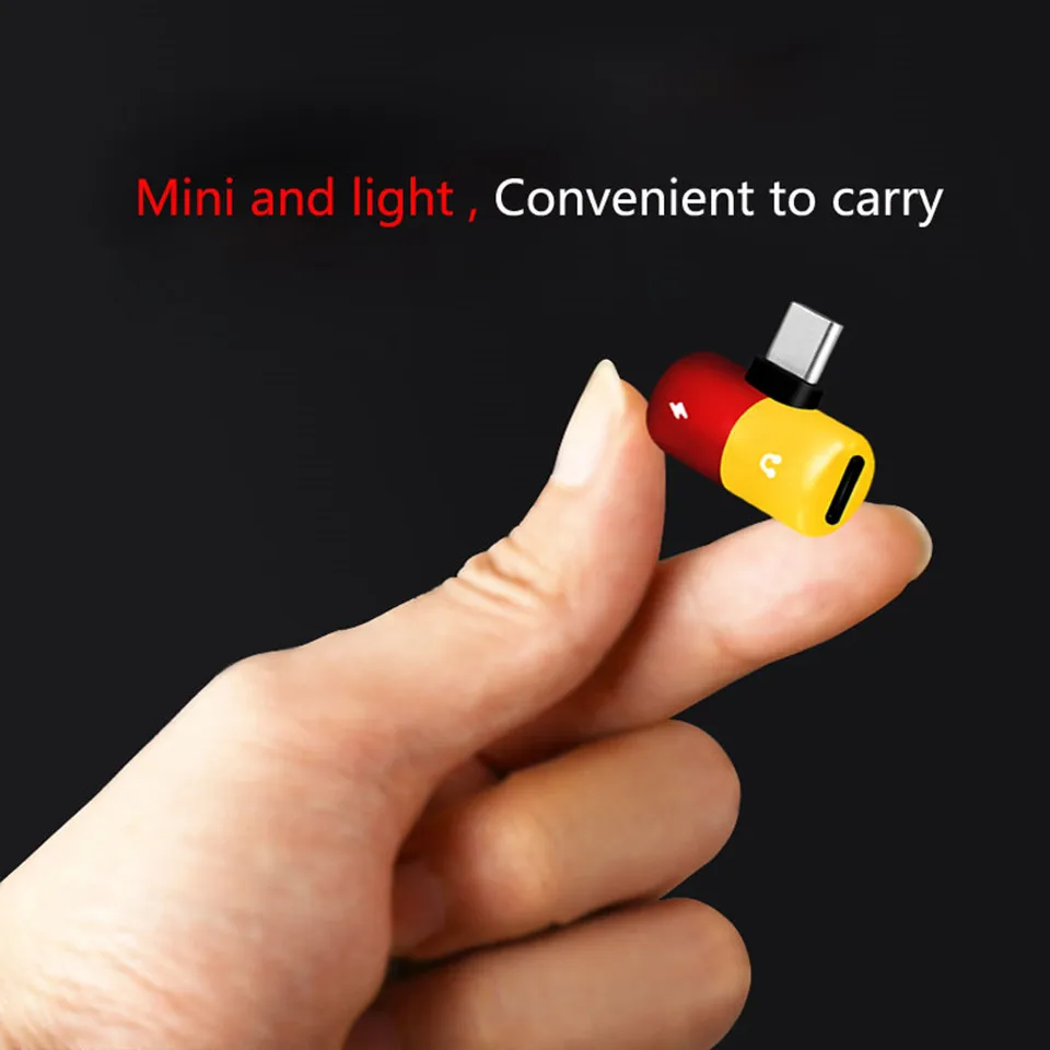 Type C To 3.5mm Jack Headphones Adapter Fast Charging Adapt Play Music Audio Earphone Type C USB C Cable For Xiaomi Mi8 Adapter