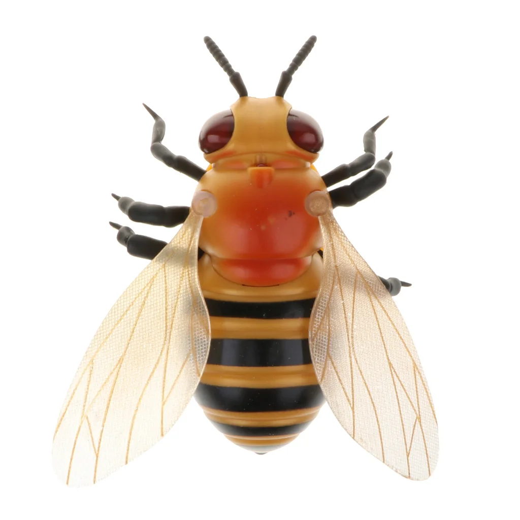 Infrared Remote Control Realistic Fake Bee RC Reptile Insects Prank Toy Practical Joke Scary Trick - Party Christmas & Halloween