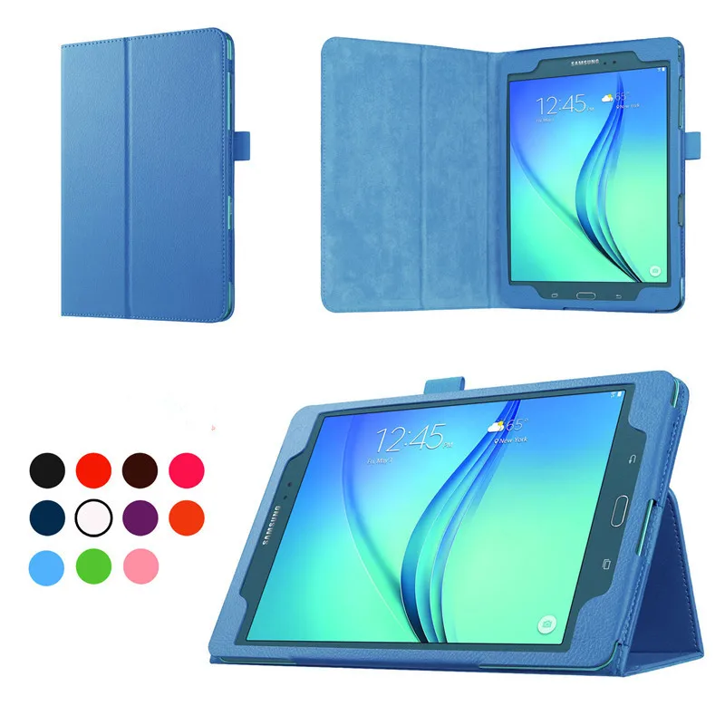 Твердый кожаный чехол для samsung Galaxy Tab A 8,0 ''T350 T355 SM-T355 SM-T350 Подставка для планшета складной защитный чехол
