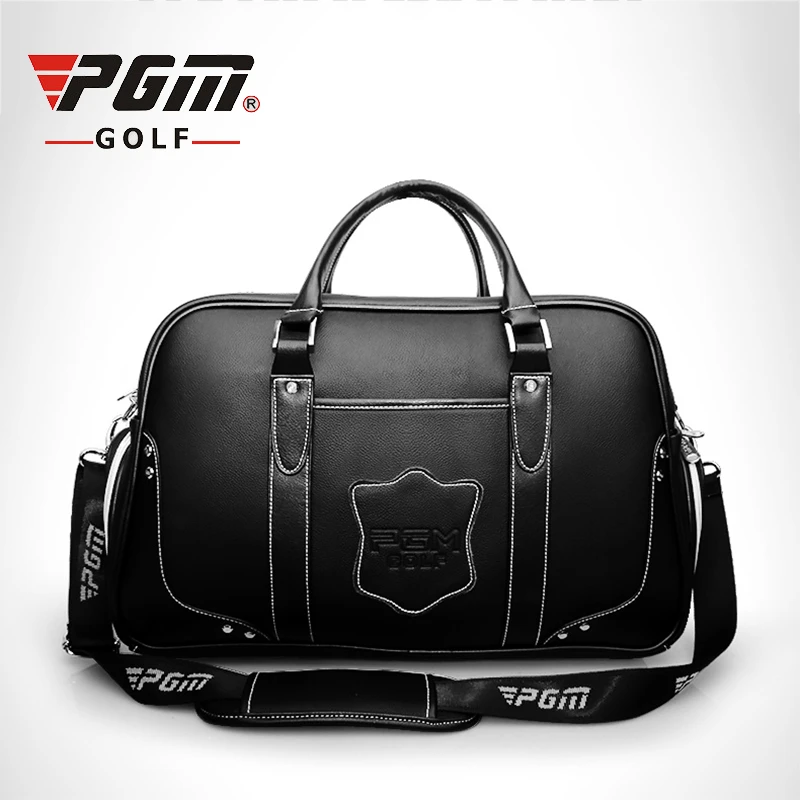 

Pgm Golf Clothing Bag Genuine Leather Double Layer Shoes Bag Waterproof High Capacity Double Layer Golf Bag Outdoor Bag D0075