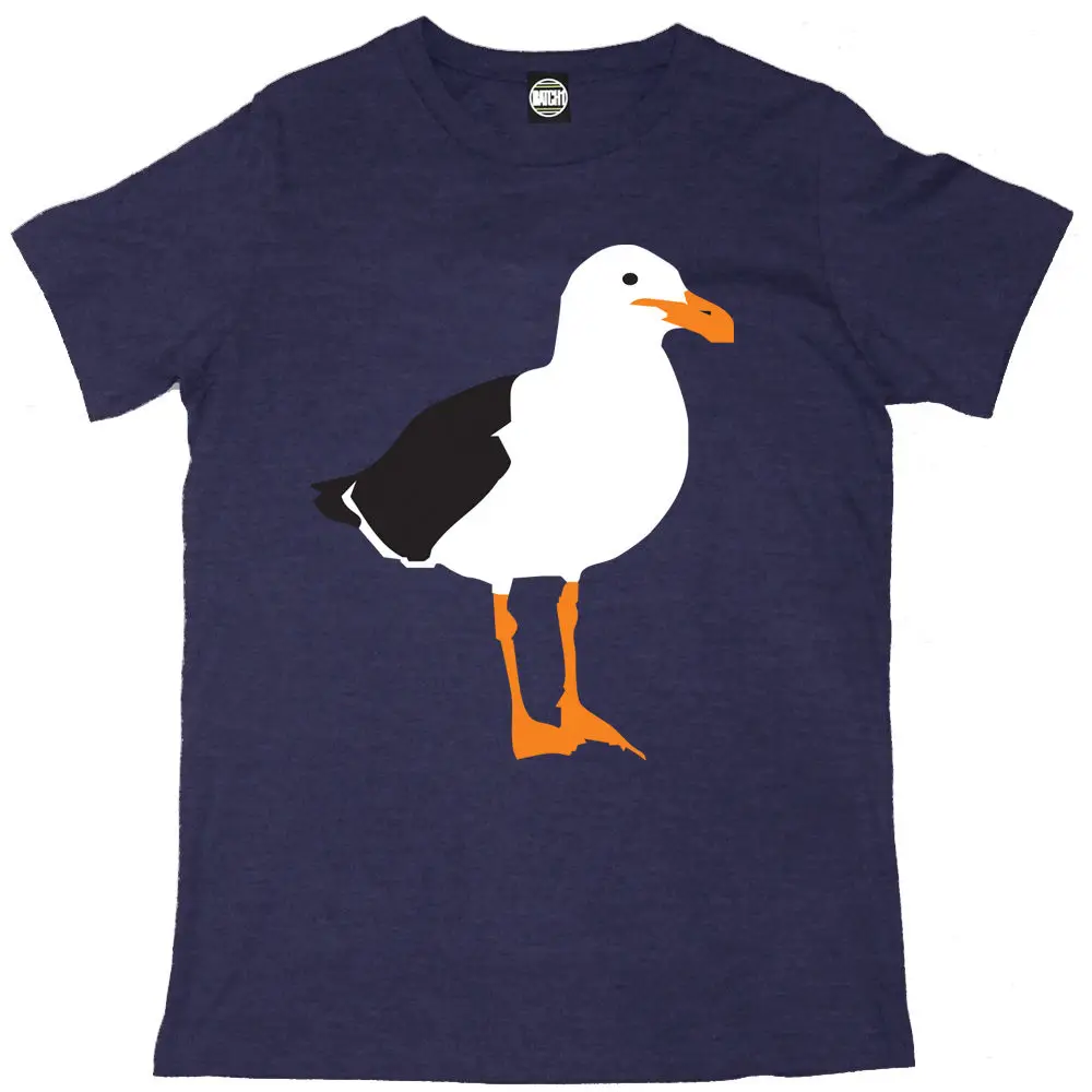 

SEAGULL MENS PRINTED BRITISH SEASIDE SUMMER T-SHIRT New T Shirts Funny Tops Tee New Unisex Funny Tops