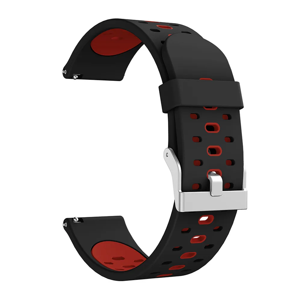 

42MM sports soft silicone replacement strap with two-color mesh breathable wrist strap for Samsung Galaxy smart watch #10