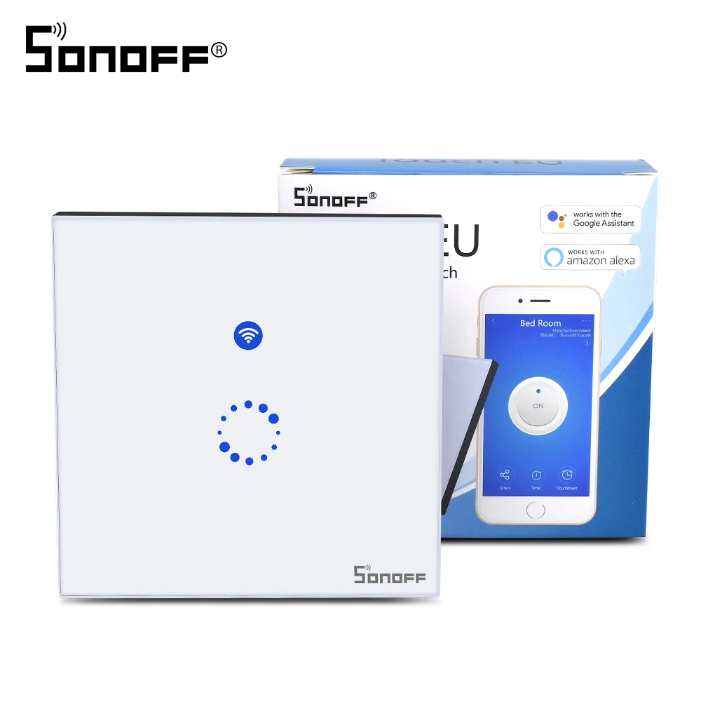 Aliexpress Com Buy Itead Sonoff Touch Wall Wireless For Smart Home Automation Diy Timing Wifi