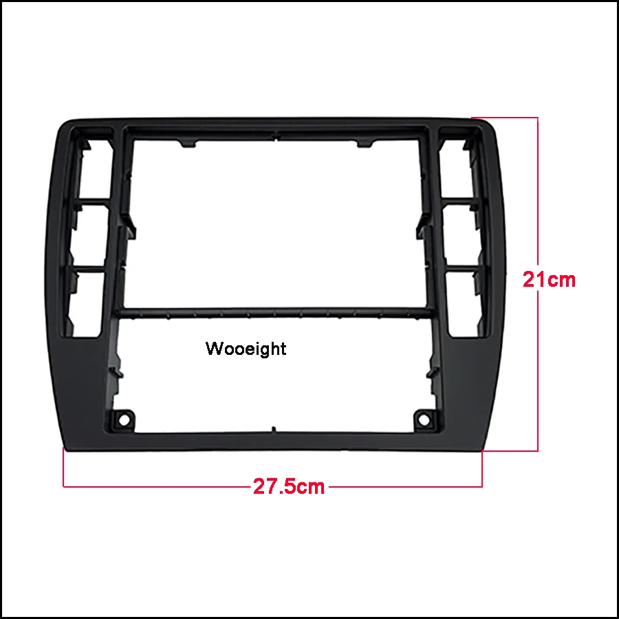 Wooeight 3B0858069 ABS внутренняя приборная панель центральная консоль отделка ободок панель радио лицевая рамка подходит для VW PASSAT B5 1998-2003 2004 2005