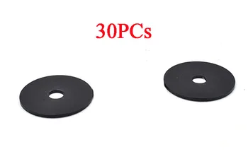 

30PCs AL Alloy Matt Black M4 Flat Pad Insulation Plain Washers Gasket Spacer Spacers Backup Ring Joint Fastener For FPV RC