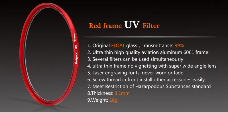 KnightX FLD UV CPL ND Star фильтр для объектива камеры фильтр для canon nikon 49 мм 52 мм 55 мм 58 мм 62 мм 67 мм 72 мм 77 мм цифровая зеркальная камера