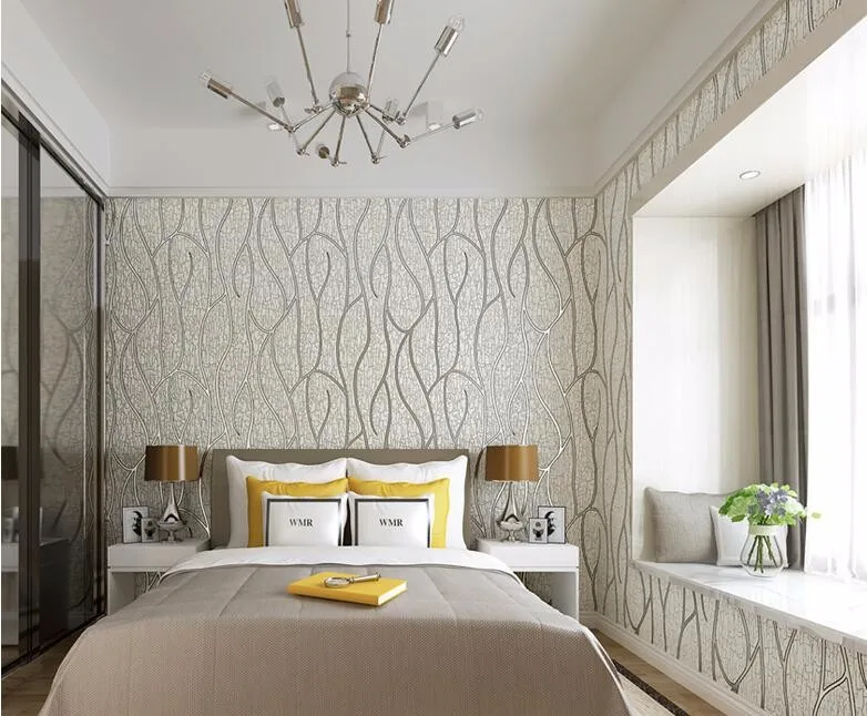 Beibehang оленьей линии papel де parede 3D Флокирование обои для спальни гостиной украшения дома 3D обои рулон дворца