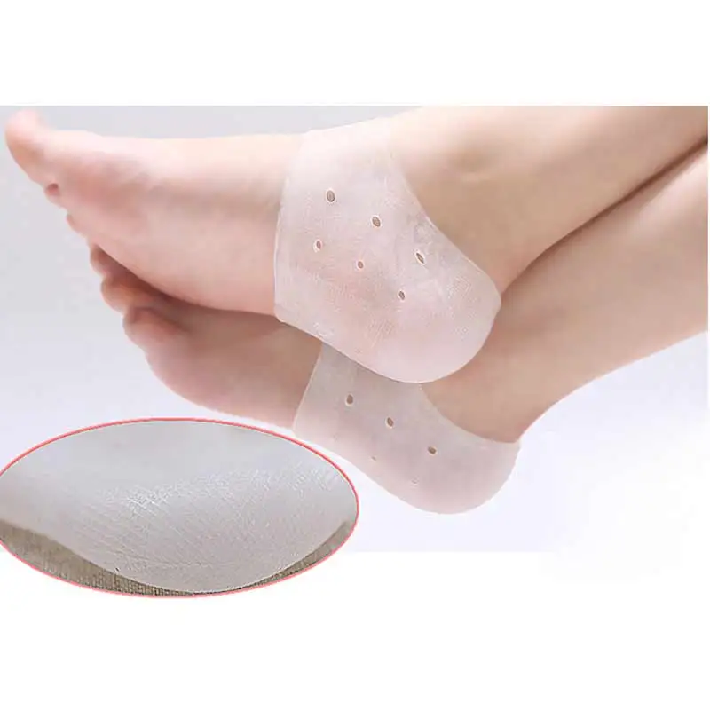 Almofada de Calcanhar de Silicone Cuidados com os Pés Pair Novidades Venda Meias Calcanhar Gel Massageador Manga Soletta Rachado Hidratante Protetor Pedicure 10 7 High Quality Beleza e saúde