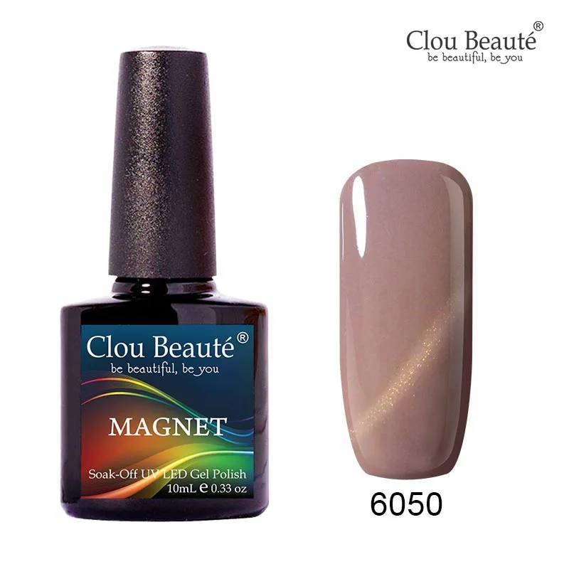 УФ гель для ногтей Clou Beaute Cat Eye профессиональный Магнитный Гель лак красный сапфир