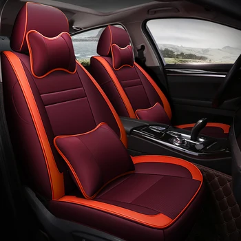 

custom leather car seat covers For Fiat linea grande punto palio albea uno 500 freemont car accessories covers for vehicle seats