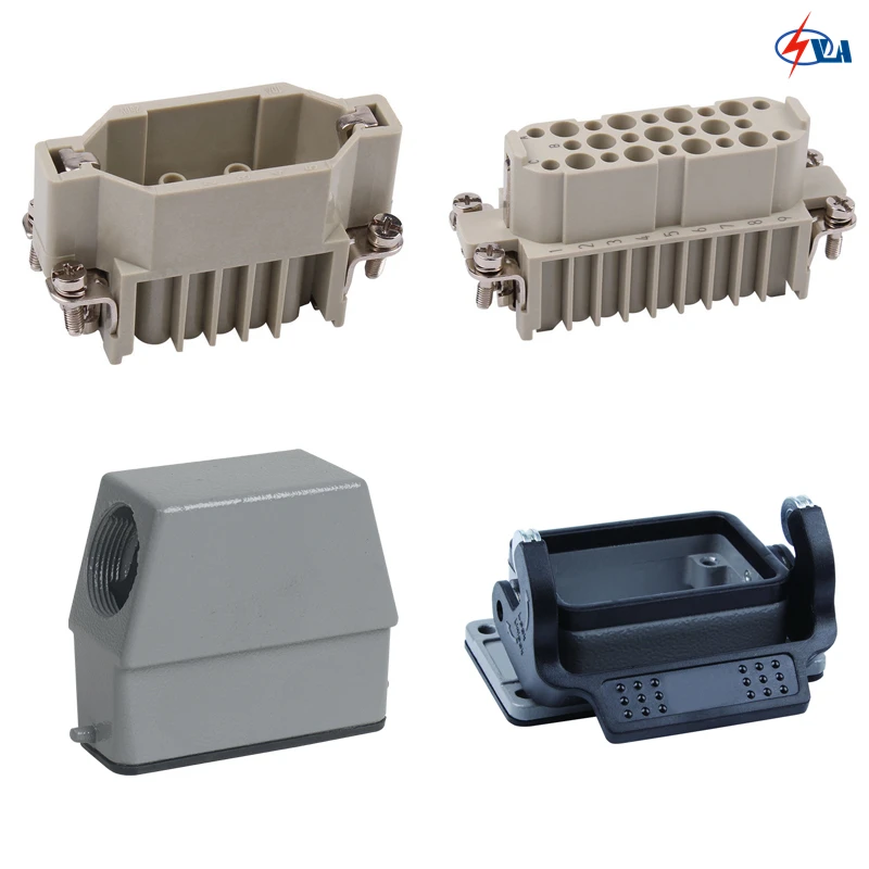 

HD-025 25 pins 10A Crimp terminal heavy duty connector