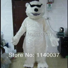 Талисман Юмористические солнцезащитные очки Fat костюм полярного медведя костюм ростовой костюм мультяшный белый полярный медведь Косплей Карнавальный Костюм