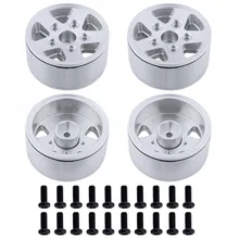4pcs/Lot Heavy Aluminum Metal 1.9 inch BEADLOCK Wheel Rims 12mm Hex Hub For RC 1:10th Model Car Rock Crawler