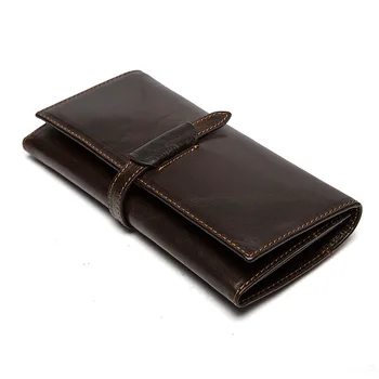 

6008 New Fashion Men brand Wallets Genuine leather wallet long Day Cluches Men Hand bag Man Wallet Purse