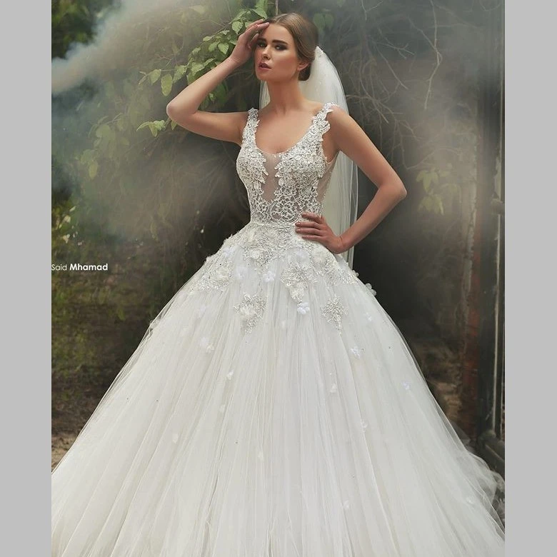 wedding dresses tank top style