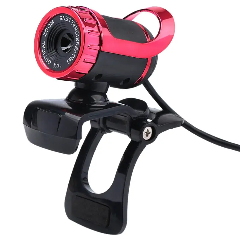 USB 2.0 360 Degree Webcam Web Camera HD 50MP with MIC Clip-on for Computer PC Laptops