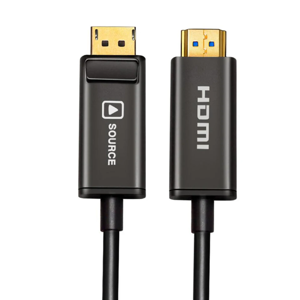 Порт дисплея/DP к HDMI волоконно-оптический кабель, поддержка 4 K/60Hz 4:4:4 HDMI2.0 Стандартный DP порт дисплея к HDMI Кабель-адаптер